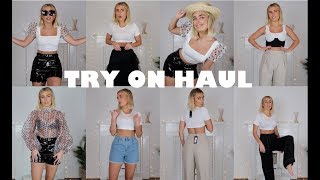 NASTY GAL TRY ON HAUL not sponsored [upl. by Emee]