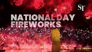 National Day fireworks 2023 slow motion video  NDP 2023 [upl. by Hsaka]