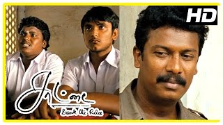 Saattai Tamil movie scenes  Samuthirakani decides to help students  Yuvan  Mahima [upl. by Ridglee]