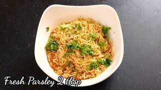 Quick Instant One Pot Spicy Noodles in 2 minute [upl. by Aihsekal]