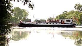 Cruise the Loire Valley aboard the 6 Passenger Hotel Barge Nymphea [upl. by Gleeson795]