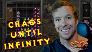 I Ran Chaos Sanctuary Until INFINITY in Diablo 2 Resurrected [upl. by Niroc]