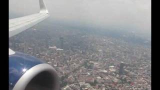 AeroMexico landing 737  Mexico City [upl. by Nanoc323]