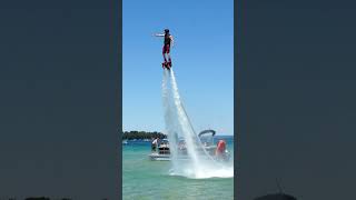 Torch Lake Michigan jet pack hydroflying flying beautifulnature [upl. by Thora]