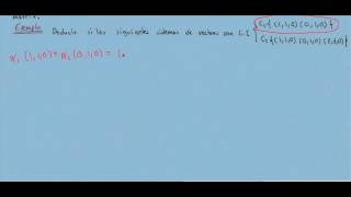 Espacios vectoriales 3 vectores linealmente independiente  dependientes definición [upl. by Ennaylil905]