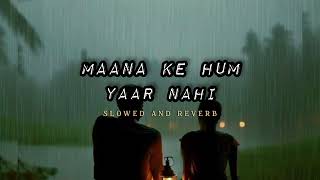 MAANA KE HUM YAAR NAHI  Pariniti chhoda  Slowed and Reverb  IK Lofi [upl. by Eseret]