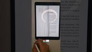 Reading on the iPad 📚📖 books kindle applebooks shorts [upl. by Ahsii]