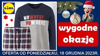 LIDL  Nowa Oferta od Poniedziałku 18122023  Wygodna Oferta [upl. by Norbel]