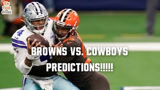 BROWNS VS COWBOYS PREDICTIONS  The Daily Grossi [upl. by Jecon741]