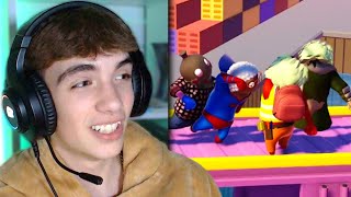 MEJORES MOMENTOS de GANG BEASTS con AMIGOS [upl. by Connors]