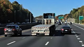 Oct 24th Truckin the Tough Route Ft Wa MD to Richmond in 4K HDR – Vas Ultimate Road Challenge [upl. by Kohcztiy]