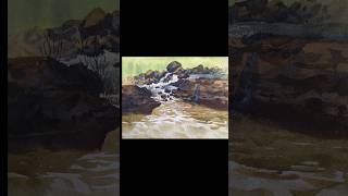 Pleinair Watercolour at Gadeshwar River  PanvelTitle Gadeshwar River Watercolour on paper [upl. by Loughlin]