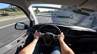 2022 Volkswagen Caravelle T6 1 2 0 TDI 150HP POV Test Drive [upl. by Acirre]