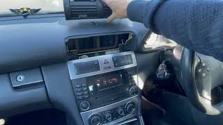 Mercedes w203 radio replacement form japanese import to UK version [upl. by Colon275]