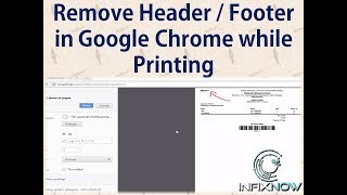 Remove header footer printing in google chrome [upl. by Irolam]