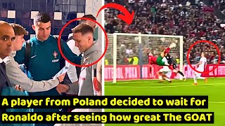 Poland players reaction to Ronaldos incredible bicycle kick goal in Portugal Vs Poland 51 [upl. by Nnaeilsel265]