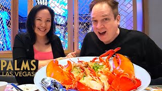 We Ate Lobster at the Palms Las Vegas Most Luxurious Chinese Restaurant [upl. by Mllly]