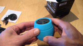 Aldi Medion splashproof bluetooth speaker review E69349 MD 84531 [upl. by Lapham]