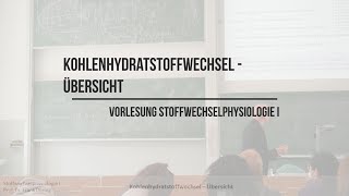 Kohlenhydratstoffwechsel – Übersicht [upl. by Ahsito]