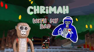 I Played The New CHRISTMAS Update But With My Dad  Gorilla Tag [upl. by Swetlana4]