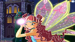 WINX CLUB  3X08 AISHALAYLAS ENCHANTIX TRANSFORMATION  MULTILANGUAGE 63 VERSIONS [upl. by Anner]