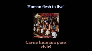 Exodus  Pleasures Of The Flesh  Lyrics  Subtitulos en español Nwobhm Traducida [upl. by Nnylahs]