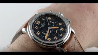 Blancpain Leman Flyback A Toute Vitesse Limited Edition 2185F1130 Luxury Watch Review [upl. by Schou677]