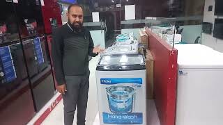 Haier Fully automatic washing machine HWM 85826 [upl. by Anaujahs]