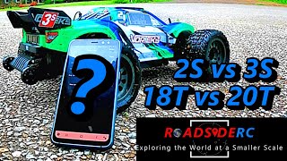 Arrma Vorteks  2S vs 3S  18T vs 20T  Speed Run Testing [upl. by Thay]