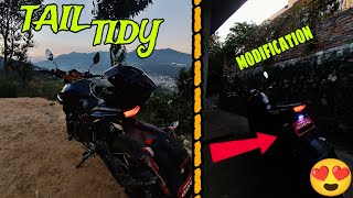 INSTALLING TAIL TIDY ON YAMAHA MT15 😍 ashokramjhali2063 [upl. by Kilian]