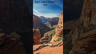 Top Hikes of Zion National Park nationalpark travel utah hiking zionnationalpark [upl. by Sokin433]