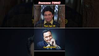 Deewana 1992 Movie Casting Then and Now Difference shorts deewana rishikapoor srk actors [upl. by Eissed177]