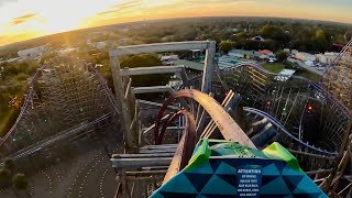 Iron Gwazi INSANE Hybrid Roller Coaster 4K POV  Busch Gardens Tampa Florida No Copyright [upl. by Standice93]