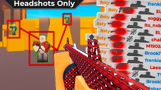 DESTROYING noobs with ORANGE TEAM Roblox Arsenal [upl. by Lindsley671]