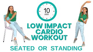 Low Impact Cardio Workout  10 Minute at Home Workout [upl. by Idurt120]