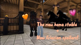 New home stable  new friesian spoilers 🧡💗  star stable online [upl. by Bury]