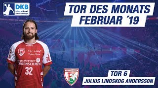 Tor 6 des Monats Februar 19  Julius Lindskog Andersson [upl. by Delmore]