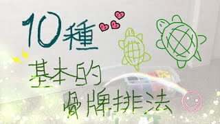 【小烏龜】⚜️10種基本骨牌排法⚜️ [upl. by Acino]