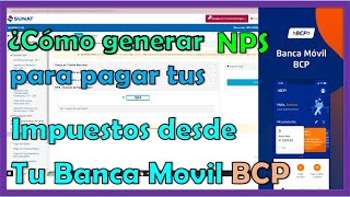 ¿Cómo generar NPS para pagar desde tu celular  BCP [upl. by Loftis]