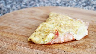 Omelette Prosciutto e Formaggio😋 Ricetta Perfetta facile e pronta in pochissimi minuti⏱ 05 [upl. by Aseret]