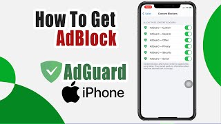 How To Get Adblock On Ios – Install amp Setup Adguard On Iphone [upl. by Peper830]