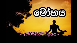 මෝහය පිළිබද අභිධර්මාර්ථ විග්‍රහය Mohaya [upl. by Aerdnahc322]