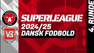 MIDTJYLLAND  VEJLE 4 runde af Dansk 3F Superligaen  Fodboldkampcenter [upl. by Assirrak]