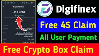 Digifinex Free 4 Claim 😍 Digifinex Exchange Airdrop  Digifinex Free Crypto Box Claim [upl. by Nirrac]