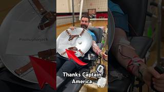 Thanks to this Captain America Cosplayer for Suiting Up in NC shortvideo marvel cosplay [upl. by Heng]