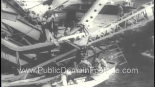 Vancouver Second Narrows Bridge Disaster  Narrows Bridge Collapse 1958 Newsreel [upl. by Barthelemy]