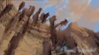 Lion King Stampede Scene with Final Fantasy Music [upl. by Hsital]