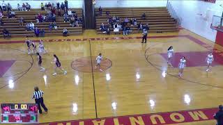 Bernards High School vs Columbia High School Girls Varsity Basketball [upl. by Llertnod]