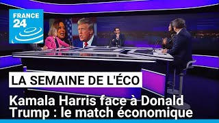 Kamala Harris face à Donald Trump  le match économique • FRANCE 24 [upl. by Ahset]