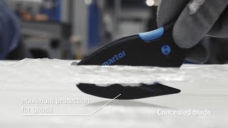 Safety knife MARTOR SECUMAX EASYSAFE training video GB [upl. by Orapma]